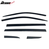 2018-2024 VW Volkswagen Tiguan Dark Smoke Window Visors Rain Guards
