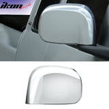 2002-2008 Dodge Ram Rear View Mirror Covers Caps Overlay Chrome ABS