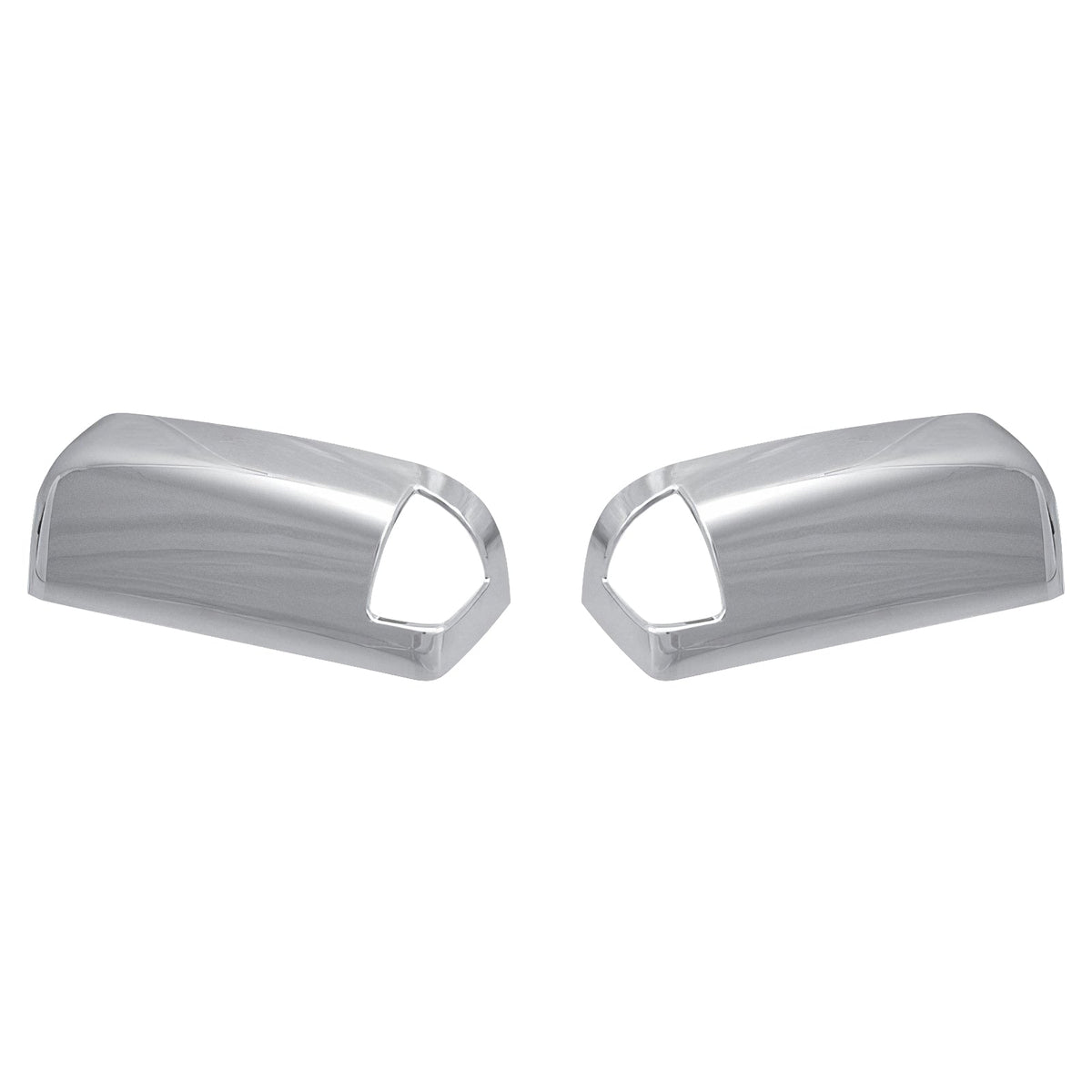 2009-2015 Dodge Ram Mirror Cover W/Turn Signal Light Cut Out Chrome