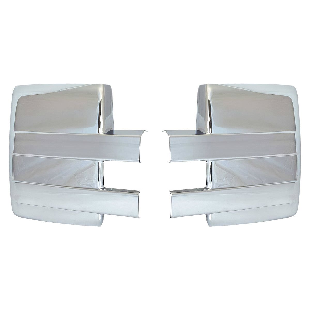 2009-2014 Ford F-150 Side Mirror Cover W/O Signal Light Cut Out Chrome