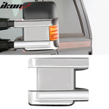 2008-2016 Ford F-250 Super Duty Rearview Mirror Cap Overlay Chrome ABS