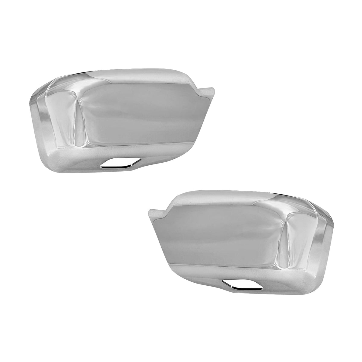Side Mirror Cover for Ford Fusion 2006-2012 Chrome with Puddle Light Cut Out