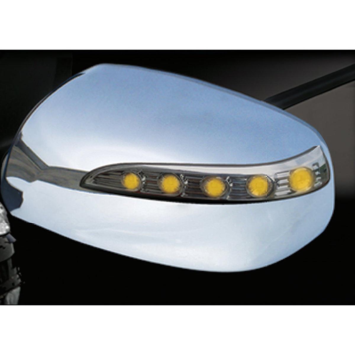 Rearview Mirror Cover for Hyundai Tucson GLS/Limited 2010-2015 Chrome ABS