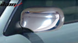 2000-2002 Jaguar S-Type Rear Side View Mirror Covers Caps Chrome ABS