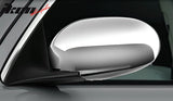 2002-2008 Jaguar X-Type Rear Side View Mirror Covers Caps Chrome ABS