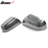 2007-2021 Toyota Tundra 2008-2021 Sequoia Chrome Top Mirror Covers Cap ABS Pair