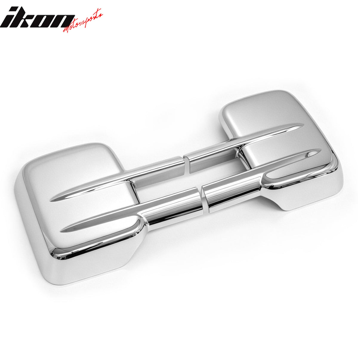 2007-2013 Chevrolet Silverado & GMC Sierra 1500 HD/2500 HD/3500 HD Left Right LH RH Manual Side Towing Mirrors Covers Assembly Replacement Chrome