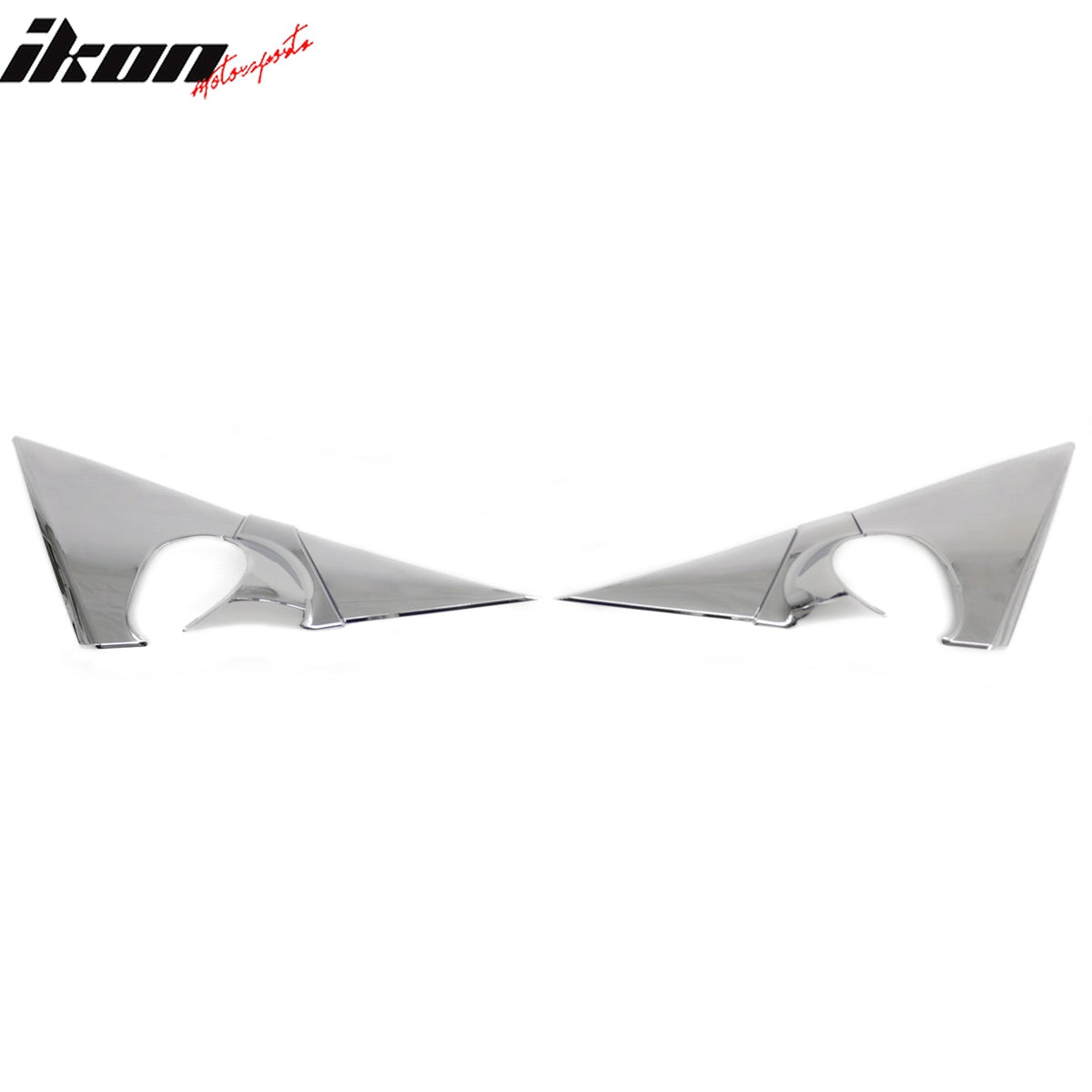 2011-2014 Hyundai Sonata Chrome Side Rearview Mirror Corner Garnish Molding ABS