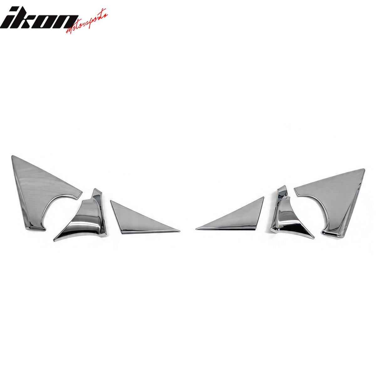 2011-2014 Hyundai Sonata Chrome Side Rearview Mirror Corner Garnish Molding ABS