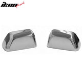 2017-2024 Ford F-250 F-350 Super Duty Chrome Mirror Covers Top Cap ABS Pair