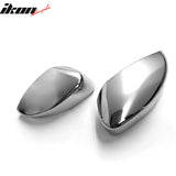 2017-2019 Ford Escape 2PCS Chrome ABS Mirror Covers Cap with Turn Signal Light Cut
