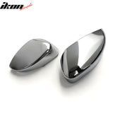 2017-2019 Ford Escape 2PCS Chrome ABS Mirror Covers Cap with Turn Signal Light Cut