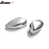 2017-2019 Ford Escape 2PCS Chrome ABS Mirror Covers Cap with Turn Signal Light Cut