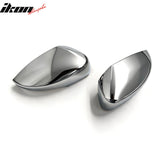 2017-2019 Ford Escape 2PCS Chrome ABS Mirror Covers Cap with Turn Signal Light Cut