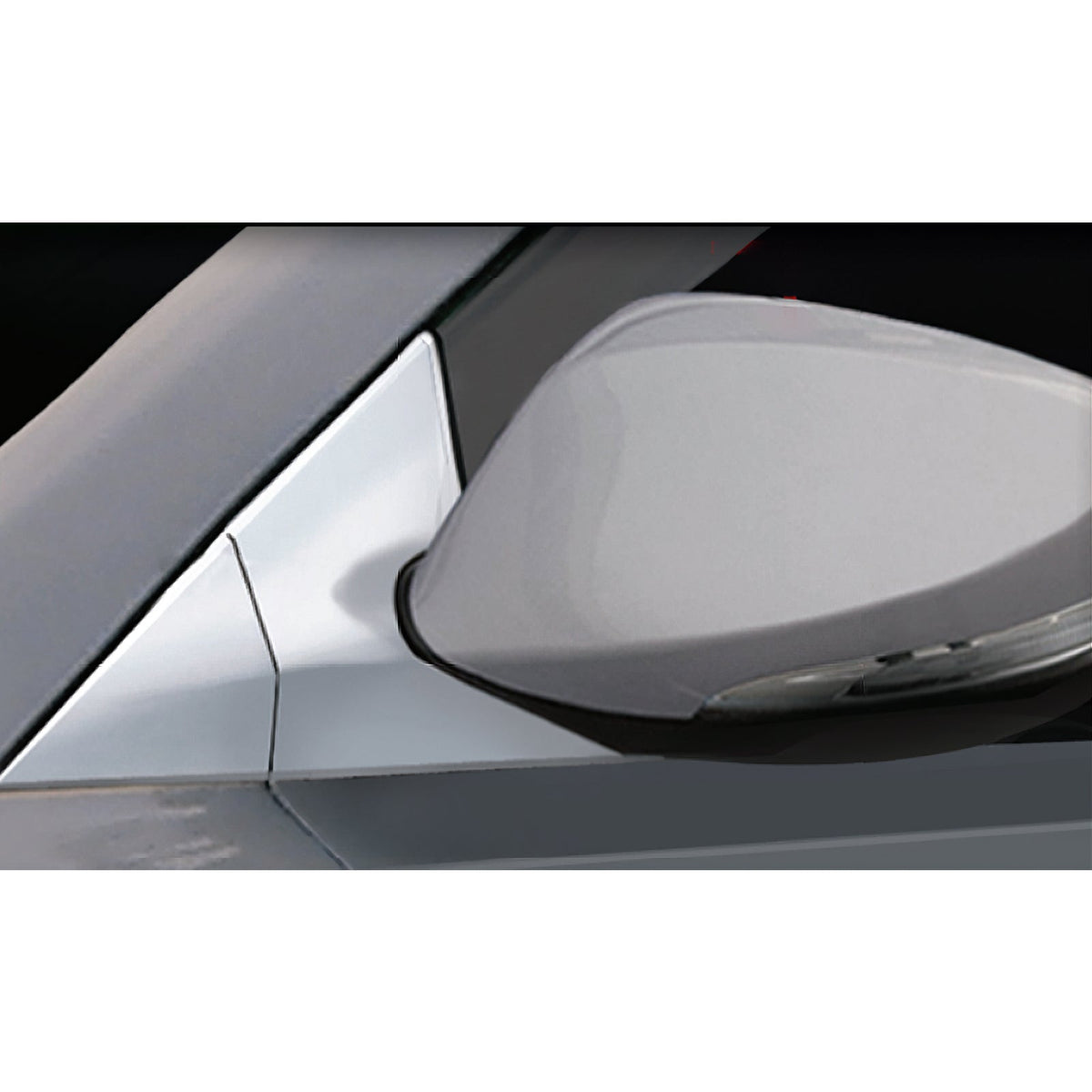 2012-2015 Hyundai Accent 4-Door/5-Door Chrome Mirror Cover Cap ABS