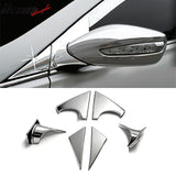 2011-2014 Hyundai Sonata Chrome Side Rearview Mirror Bracket Cover Cap ABS