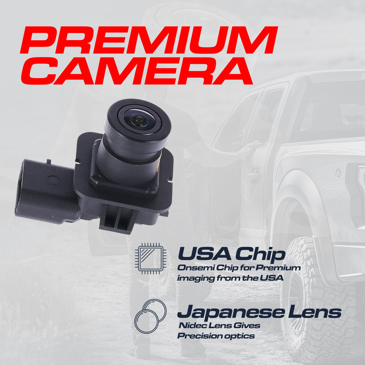 Ford Edge (2013-2014) OEM Replacement Backup Camera OE Part # DT4Z-19G490-A, DT4Z-19G490-B, ET4Z-19G490-A