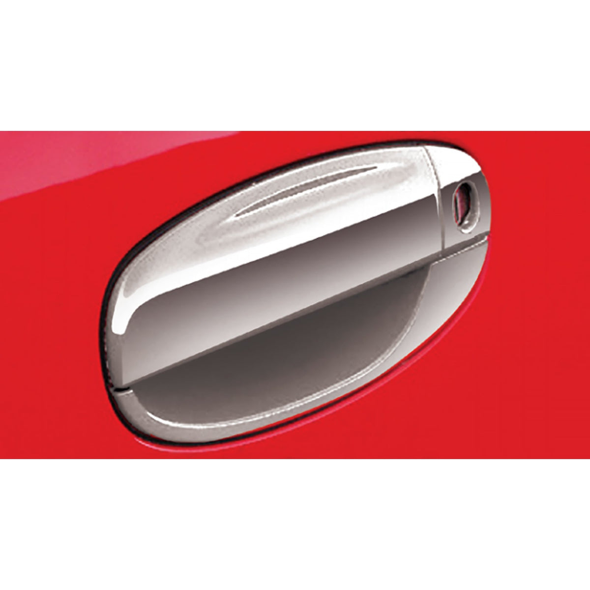 Door Handle Cover for Chevy Aveo Sedan 2004-2006 Chrome W/1-Keyhole ABS