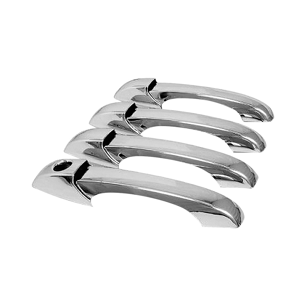 Door Handle Cover for Chrysler Aspen 2007-2009 4PCS Chrome W/1-Keyhole ABS