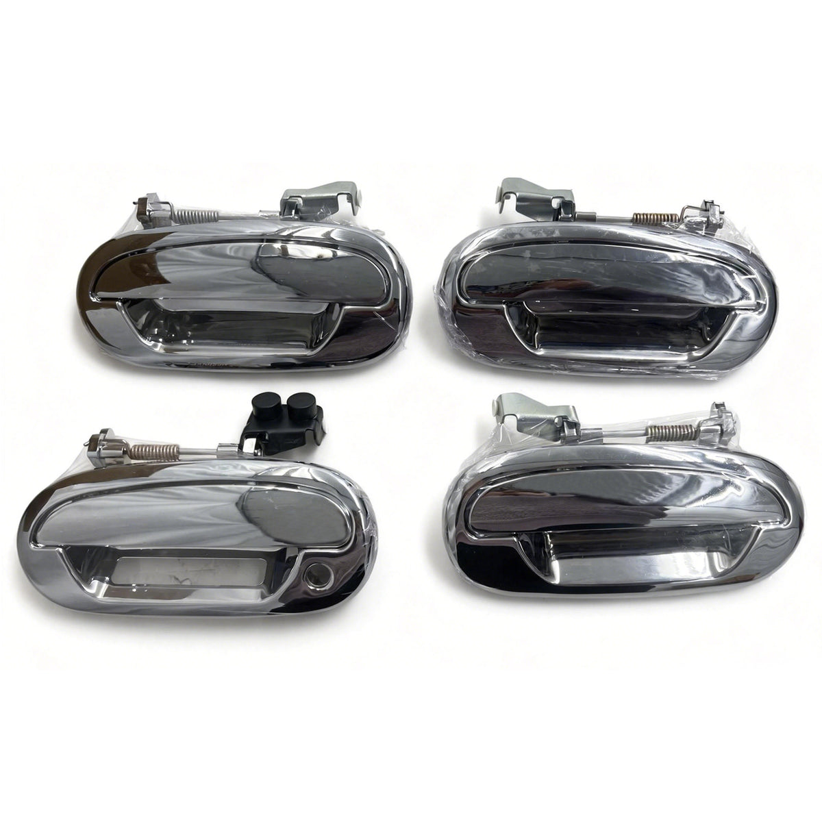1997-2003 Ford F-150 Chrome ABS Side Door Handle Covers Trim w/ 1 Key Hole