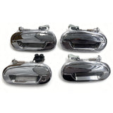 1997-2003 Ford F-150 Chrome ABS Side Door Handle Covers Trim w/ 1 Key Hole