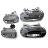 1997-2003 Ford F-150 Chrome ABS Side Door Handle Covers Trim w/ 1 Key Hole