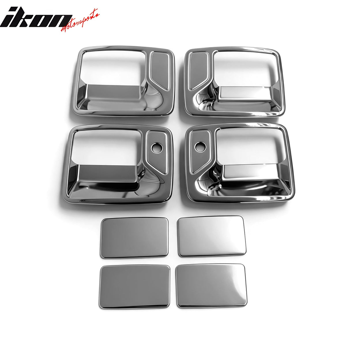1999-2016 Ford F250/F350/F450/F550 Super Duty Chrome Door Handle Covers w/ 2 Key Holes