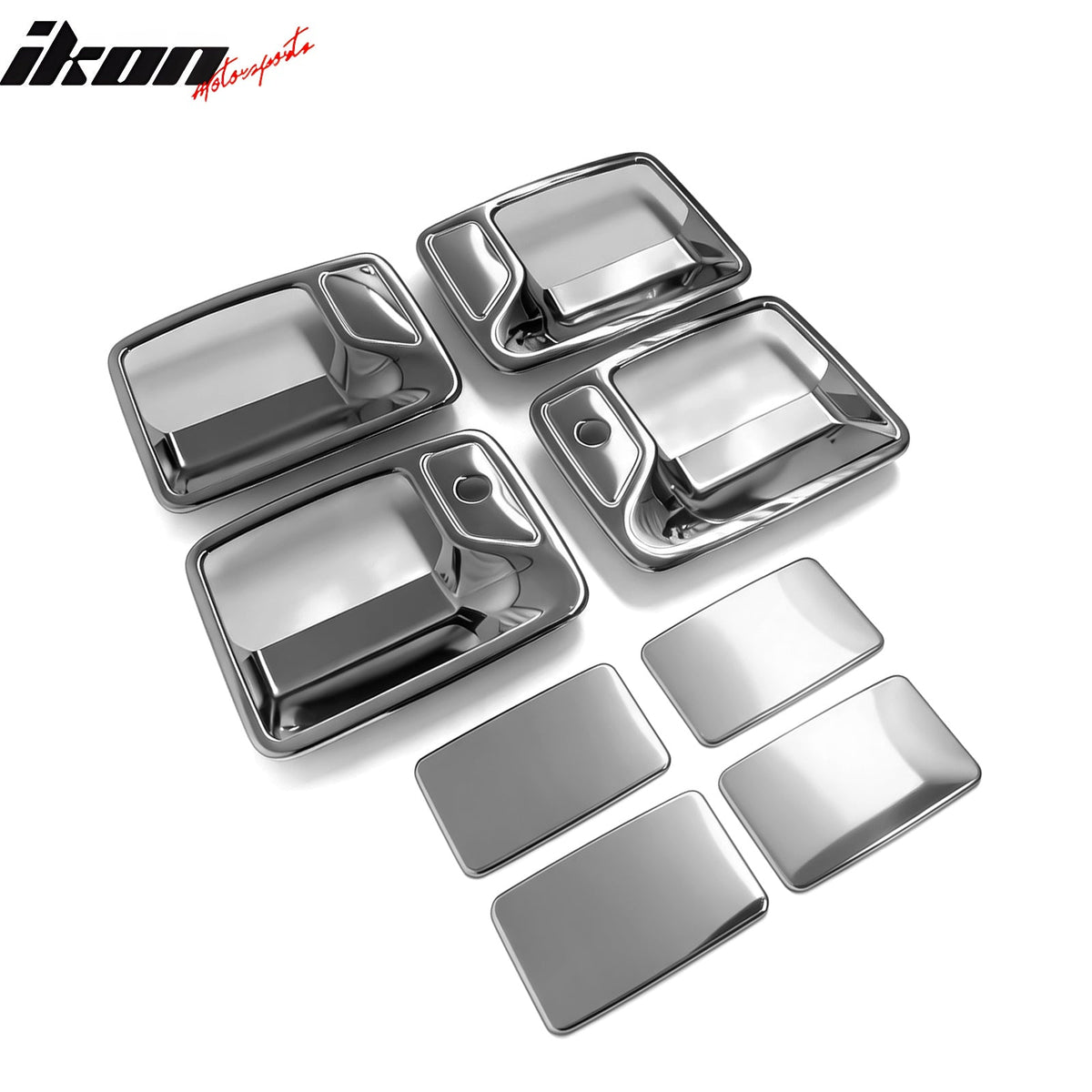 1999-2016 Ford F250/F350/F450/F550 Super Duty Chrome Door Handle Covers w/ 2 Key Holes