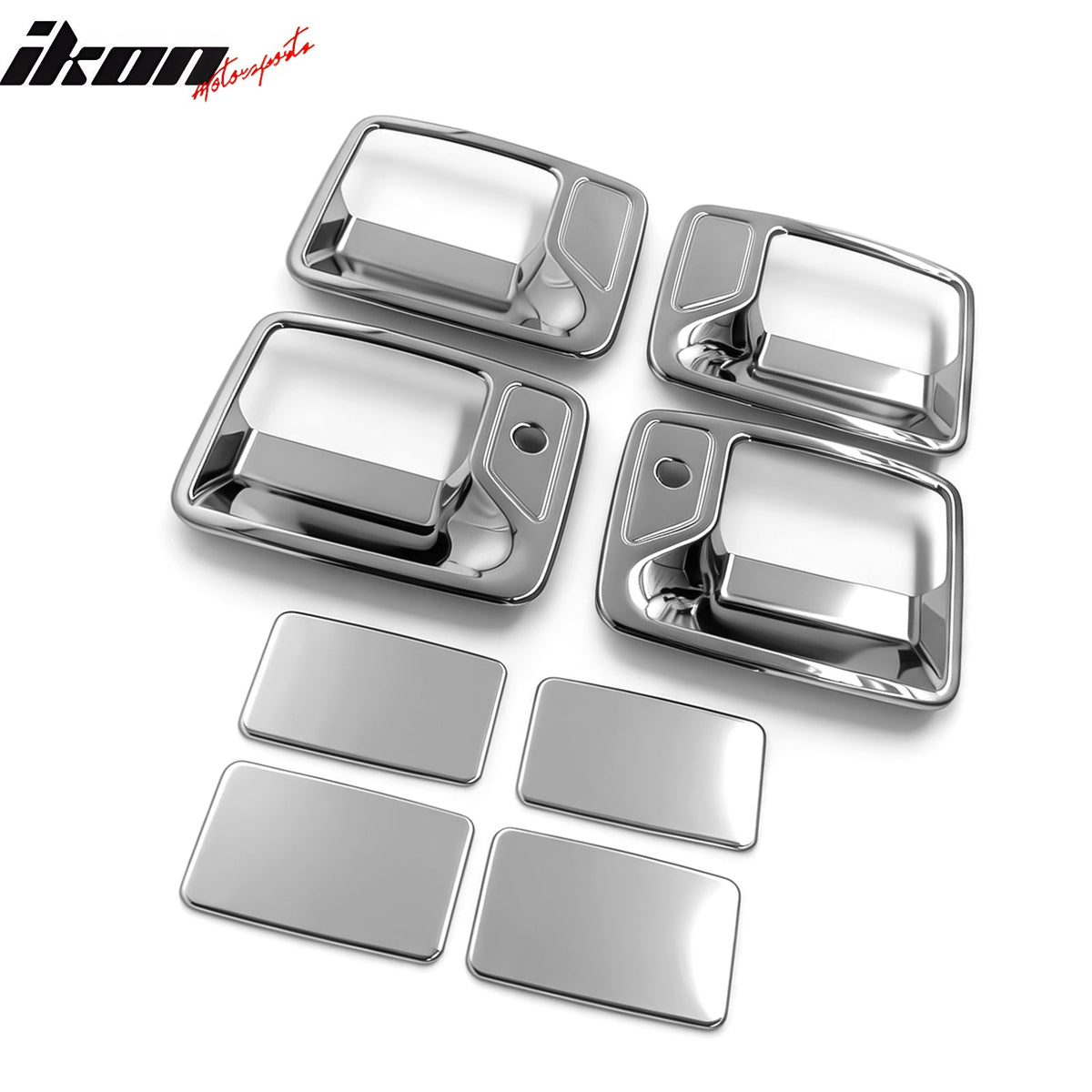 1999-2016 Ford F250/F350/F450/F550 Super Duty Chrome Door Handle Covers w/ 2 Key Holes