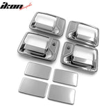 1999-2016 Ford F250/F350/F450/F550 Super Duty Chrome Door Handle Covers w/ 2 Key Holes