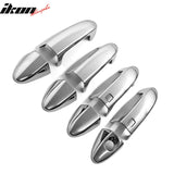 2011-2016 Ford Fiesta Chrome ABS Door Handle Covers w/ 1 Key Hole; 2 Smart Keys