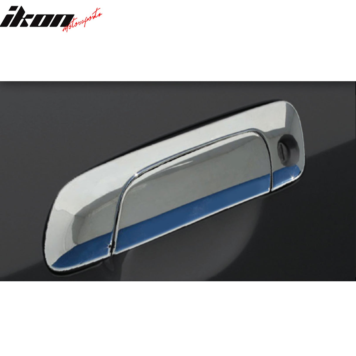 2007-2008 Honda Fit 4PC Chrome RH LH Door Handle Cover W/1-Keyhole ABS