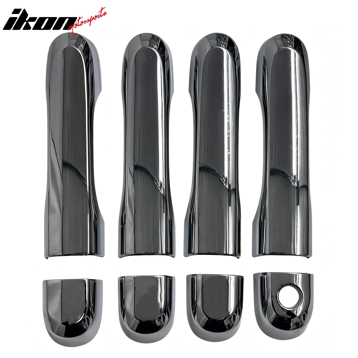 2015-2022 Jeep Renegade Chrome Side Door Handle Cover Caps ABS w/ 1 Keyhole