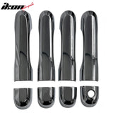 2015-2022 Jeep Renegade Chrome Side Door Handle Cover Caps ABS w/ 1 Keyhole
