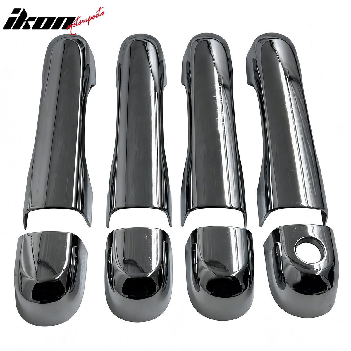 2015-2022 Jeep Renegade Chrome Side Door Handle Cover Caps ABS w/ 1 Keyhole