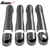 2015-2022 Jeep Renegade Chrome Side Door Handle Cover Caps ABS w/ 1 Keyhole