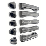 2018-2023 Jeep Wrangler 4Dr w/ Tail Gate Door Handle Covers Trim Chrome ABS