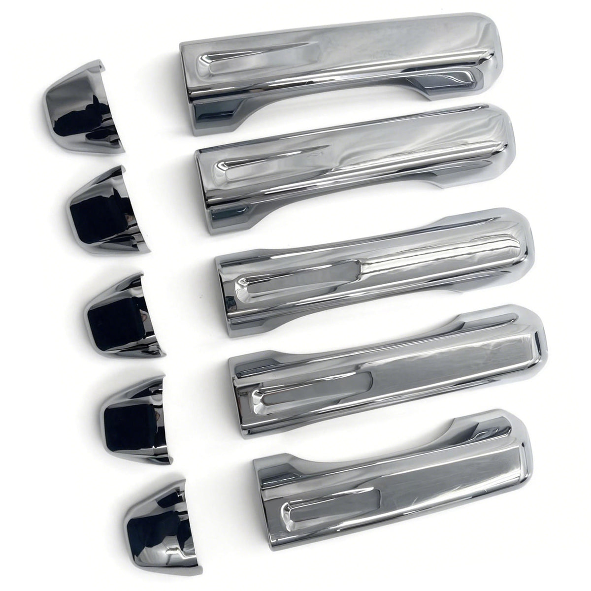 2018-2023 Jeep Wrangler 4Dr w/ Tail Gate Door Handle Covers Trim Chrome ABS