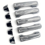 2018-2023 Jeep Wrangler 4Dr w/ Tail Gate Door Handle Covers Trim Chrome ABS