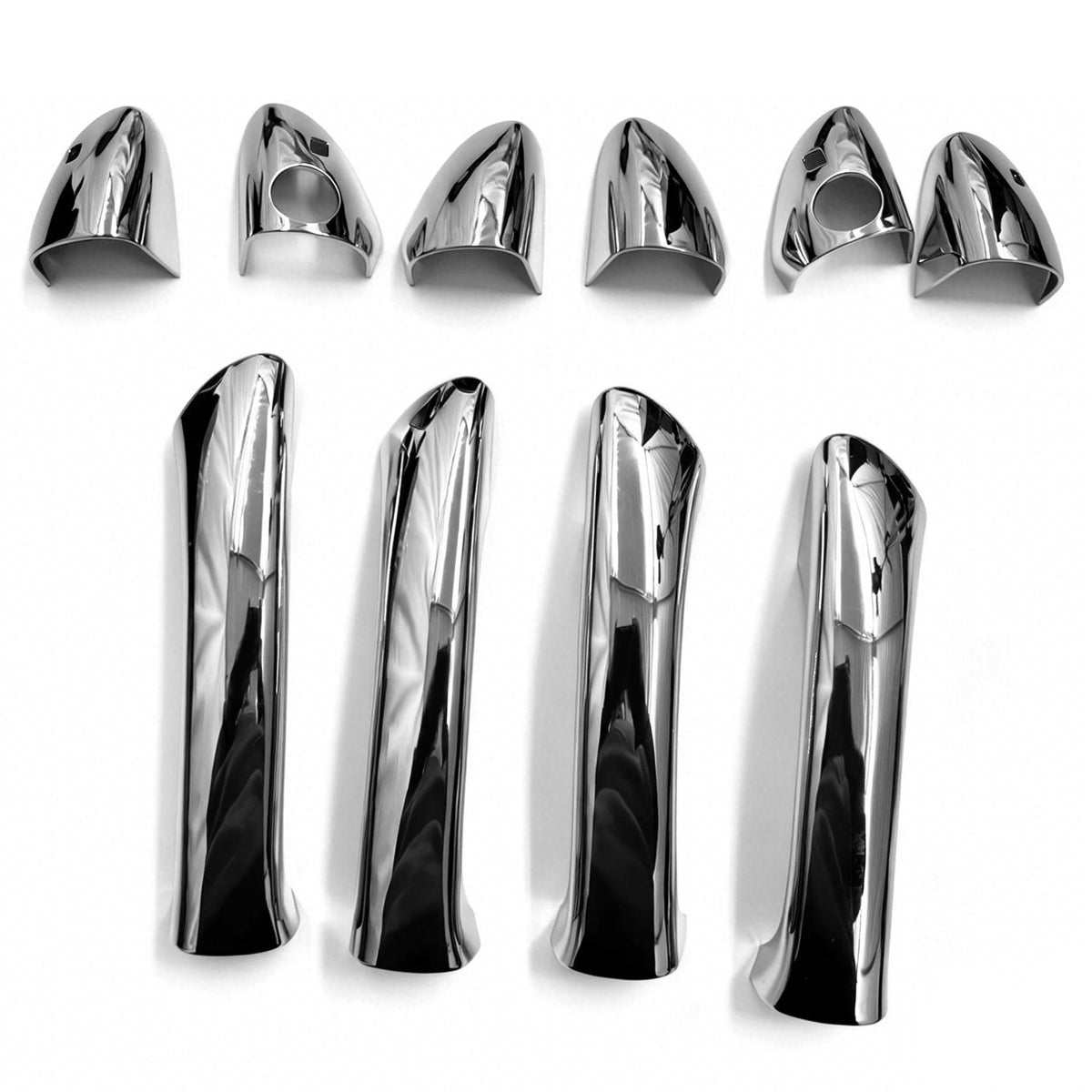 2001-2007 Benz W203 C-Class& 2003-2009 W211 E-Class Sedan Door Handle Covers Chrome