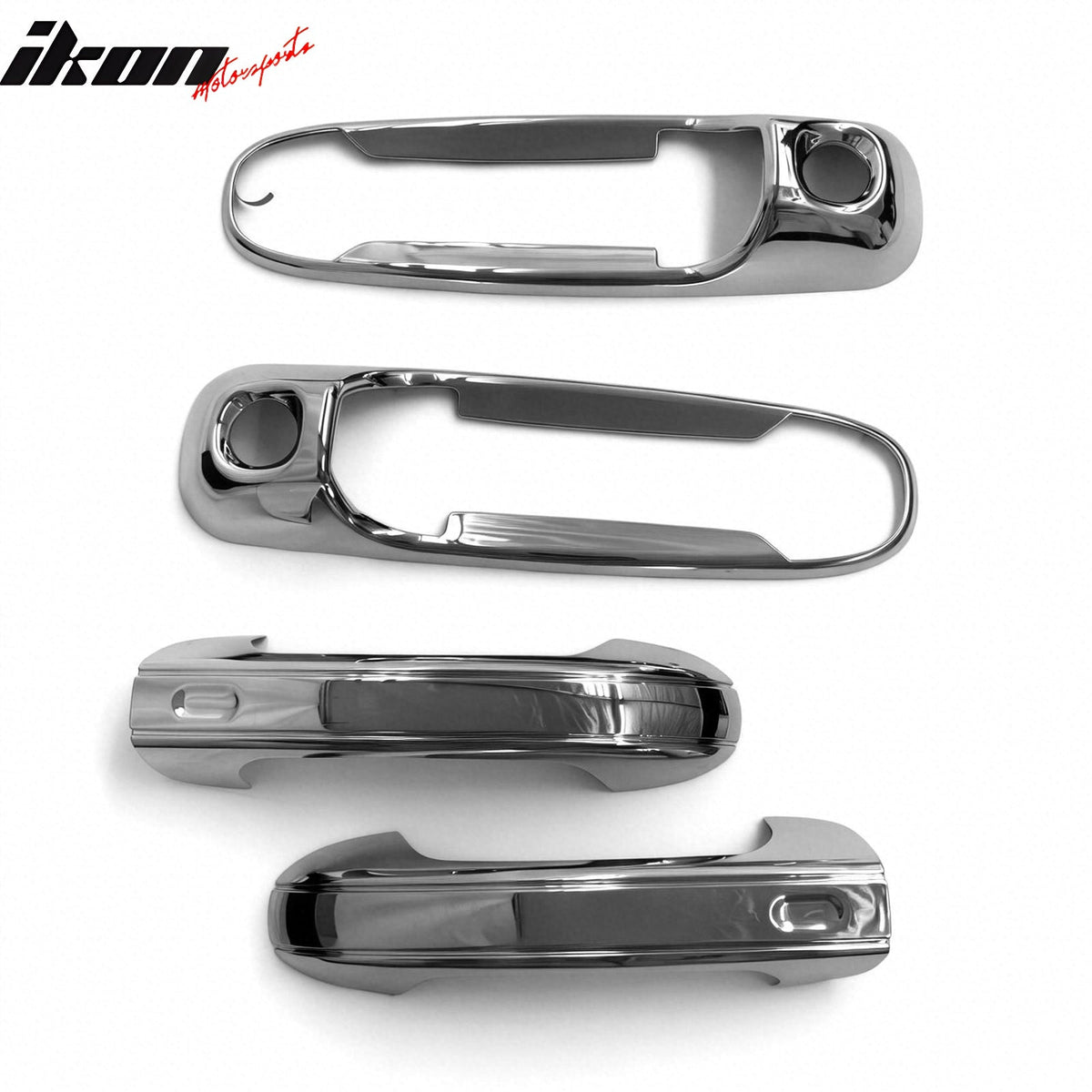 2002-2008 Ram 1500 2500 3500 4PCS Door Handle Covers w/ 2 Keyholes