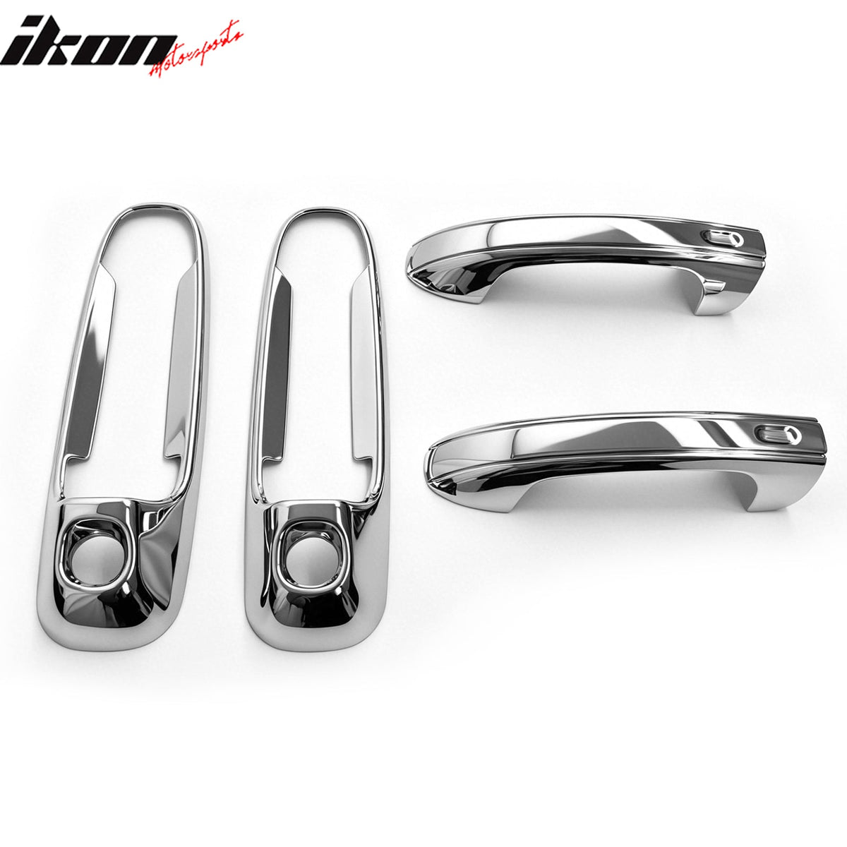 2002-2008 Ram 1500 2500 3500 4PCS Door Handle Covers w/ 2 Keyholes