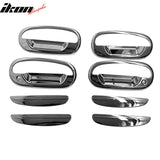 1997-2003 Ford F-150 Chrome Door Handle Covers 2 Key Holes w/o KeyPad Cut Out
