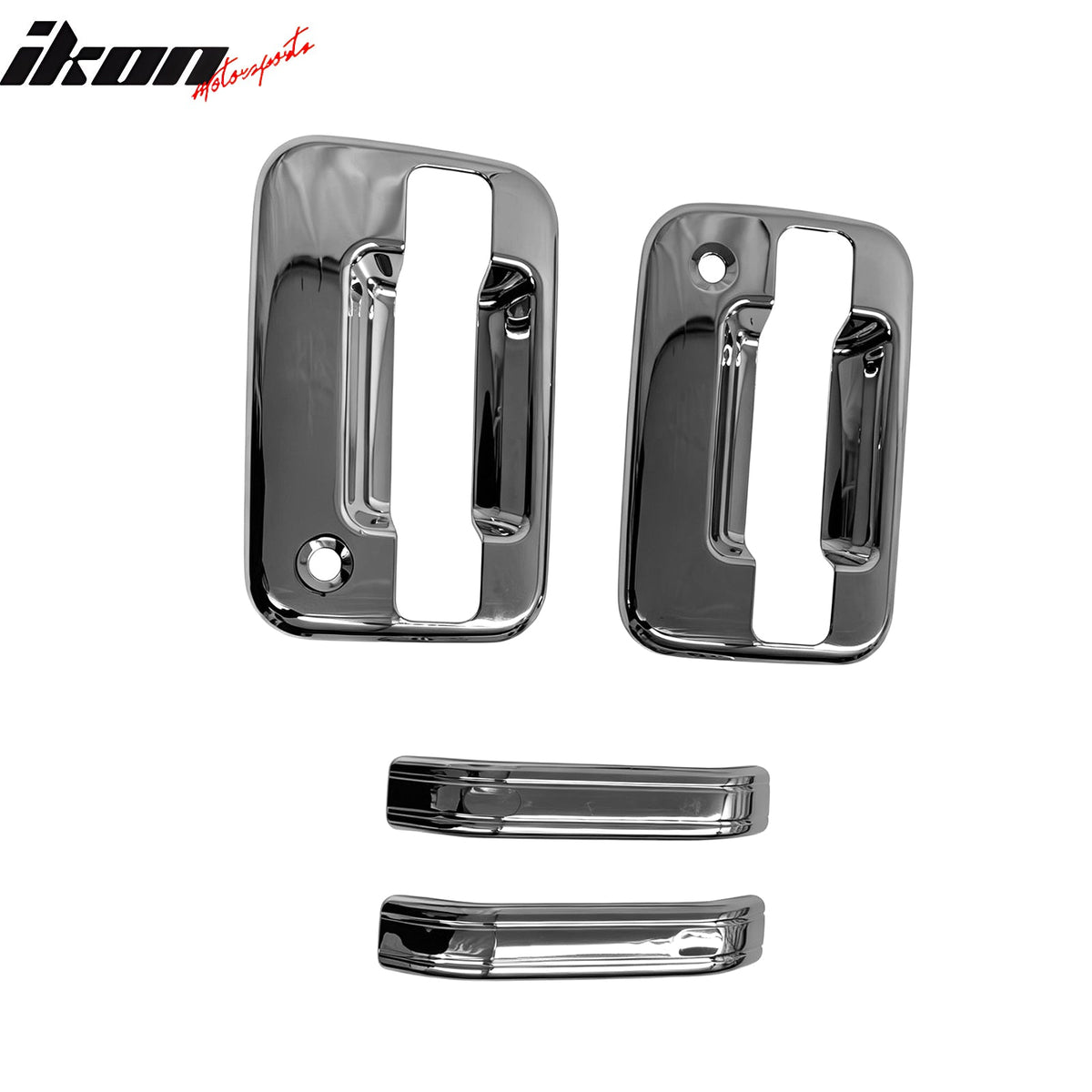 2004-2014 Ford F-150 2-Door Chrome Door Handle Covers w/ 2 Key Holes w/o KeyPad Cut Out
