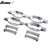 2004-2012 Chevy Colorado GMC Canyon Chrome ABS Door Handle Covers w/ 2 Key Holes