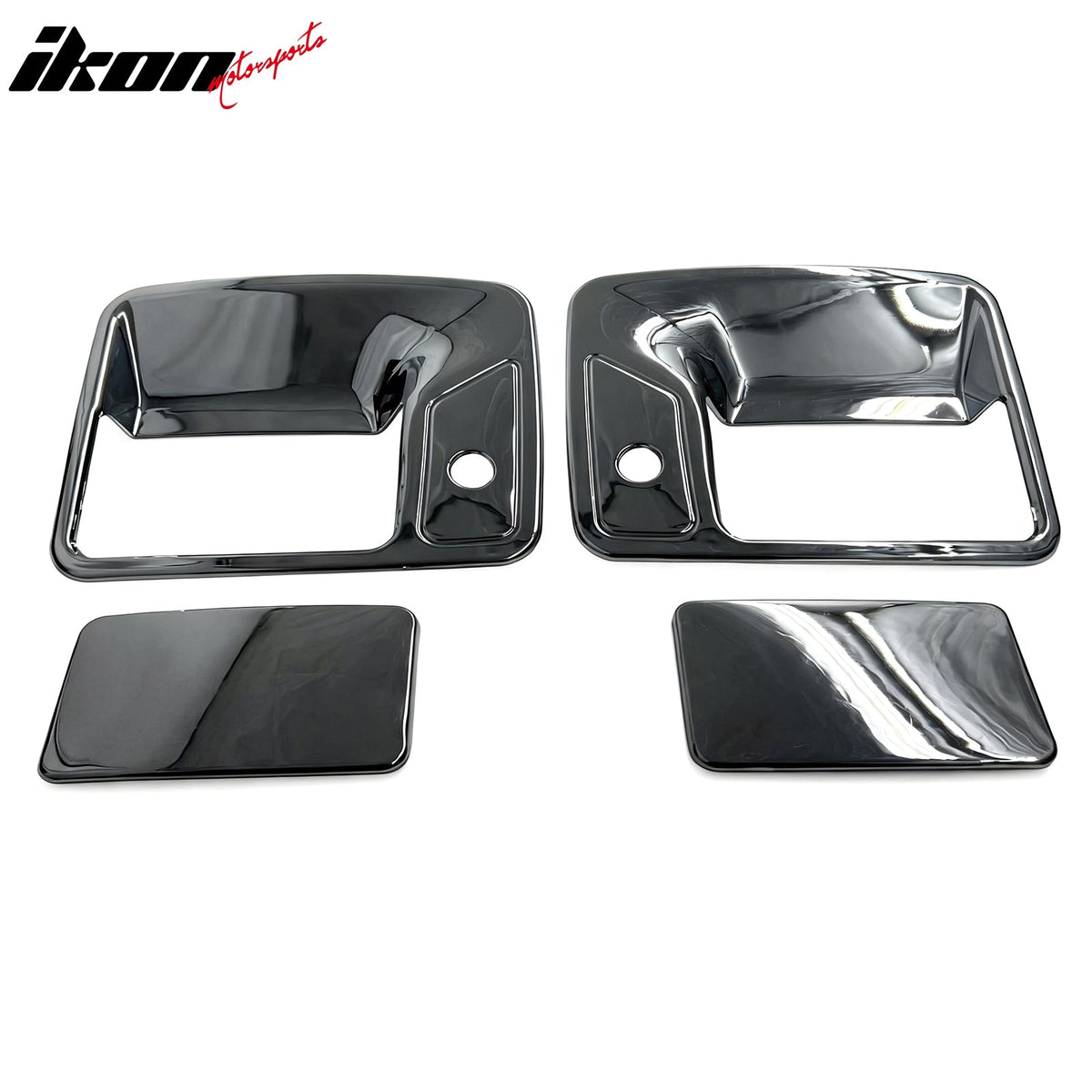 1999-2007 Ford F-250 Super Duty Chrome Side Door Handle Cover ABS w/ 2 Keyholes