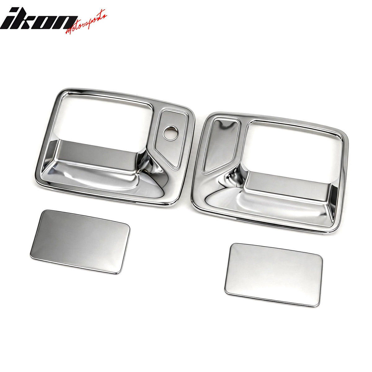1999-2016 Ford F-250 F-350 F-450 Super Duty Chrome Door Handle Covers w/ 1 Key Hole