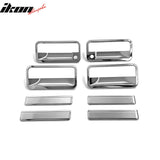 1988-1998 Chevy GMC C/K 1995-1999 Tahoe Yukon Chrome Door Handle Covers w/ 2 Key Holes
