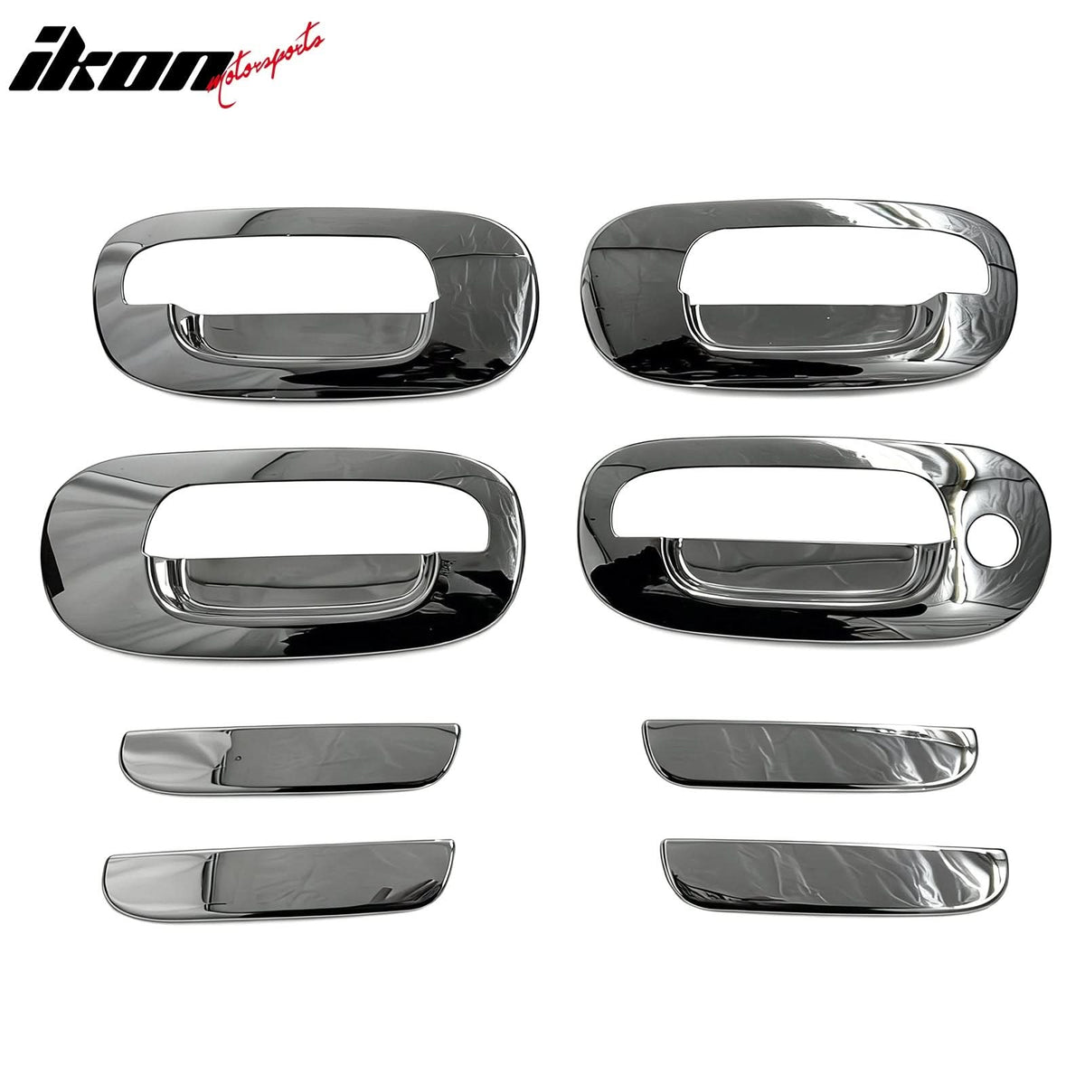 1997-2004 Dodge Dakota 1998-2003 Durango Chrome Door Handle Cover ABS w/ 1 Keyhole