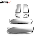2010-2013 Kia Soul Chrome Door Handle Covers w/ 1 Key Hole Caps Trim Protector
